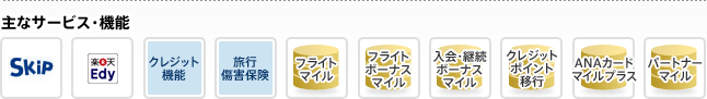 主なサービス・機能
