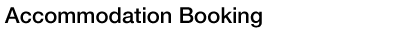 Accommodation Booking