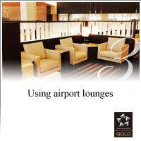 Using airport lounges