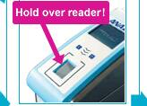 Hold over reader!