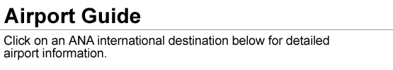 Airport Guide