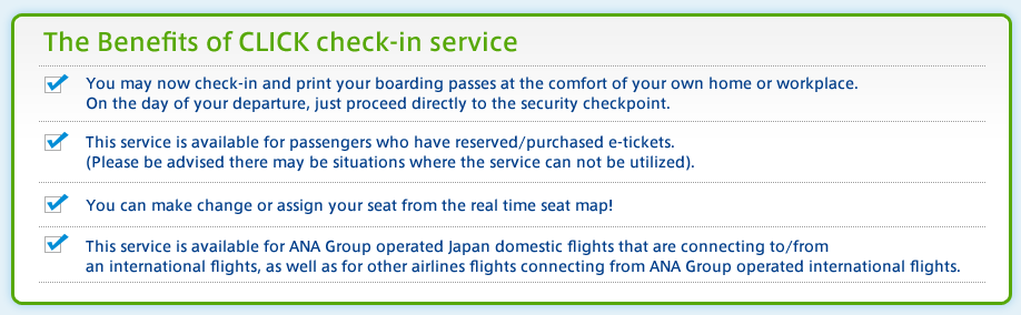 The Benefits of CLICK check-in service