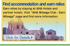 Find accommodation and earn miles
