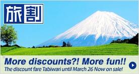 ANA Discount Fare Tabiwari!