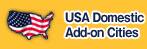 USA Domestic Add-on Cities