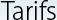 Tarifs