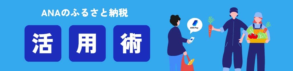 ANAのふるさと納税活用術