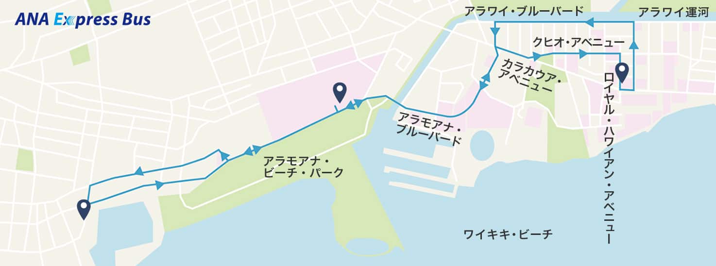 ANA express Bus経路