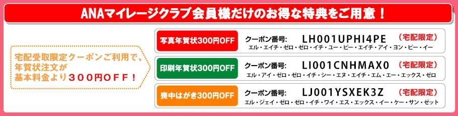 フジカラーの年賀状13キャンペーン Anaマイレージモール Anaマイレージクラブ