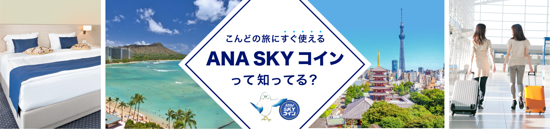 こんどの旅にすぐ使えるANA SKY コインって知ってる？