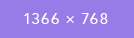 1366&times;768