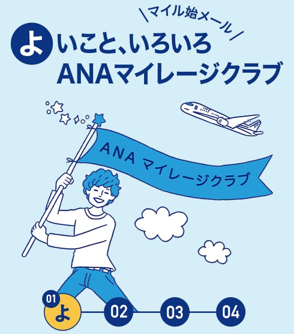 マイル始メール　よいこと、いろいろANAマイレージクラブ