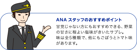 ANAスタッフのおすすめポイント
