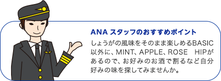 ANAスタッフのおすすめポイント