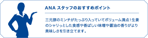 ANAスタッフのおすすめポイント