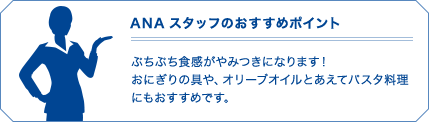 ANAスタッフのおすすめポイント