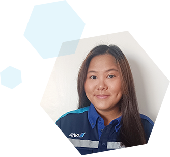 ANA ストックホルム支店空港所　ティティマ・セツクダンさん