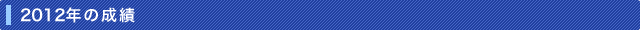 2012年の成績