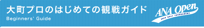 大町プロのはじめての観戦ガイド