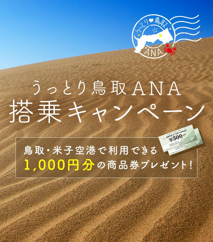 うっとり鳥取ana 搭乗キャンペーン ご予約 旅の計画 航空券予約 空席照会 Ana