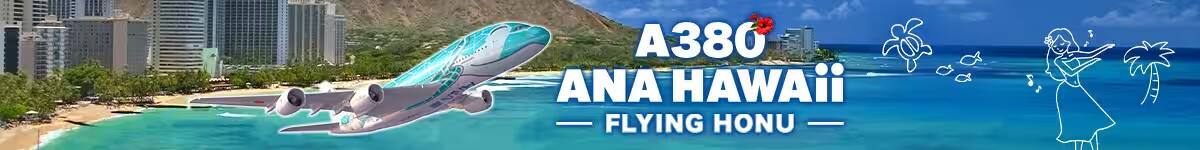A380 ANA HAWAii FLYING HONU