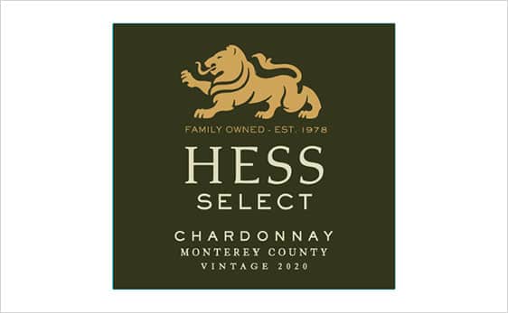 Hess Select Monterey County Chardonnay 2020 label