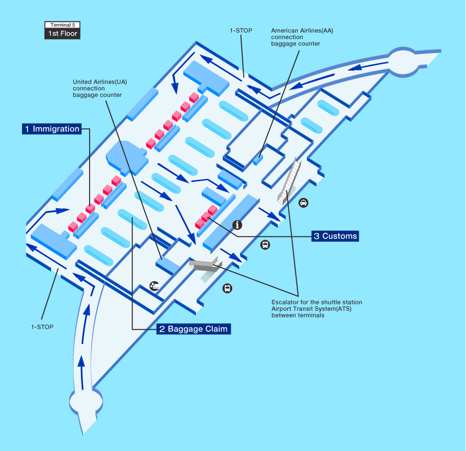 American Airlines Terminal Ohare Guide For Facilities In Chicago O'hare International Airport | Airport  Guide [International] | At The Airport/In Flight [International] | Ana
