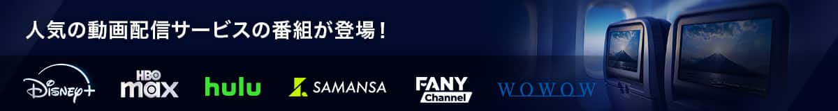 人気の動画配信サービスの番組が登場！