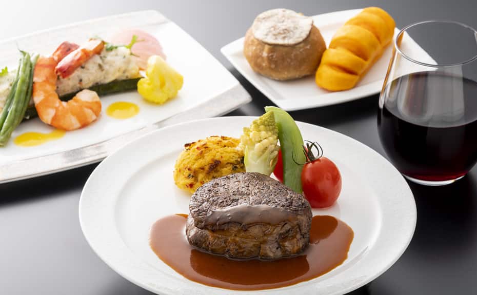 ビジネスクラス機内食　事前予約サービス