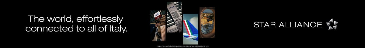 The world, effortlessly connected to all of Italy. STAR ALLIANCE