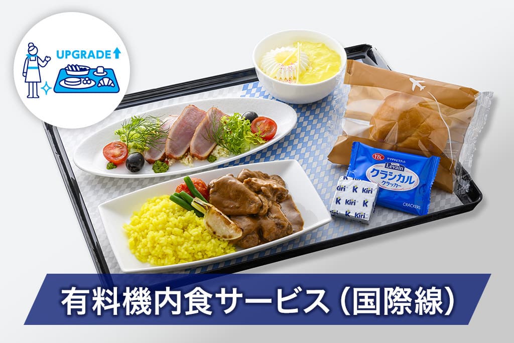 有料機内食サービス（国際線）