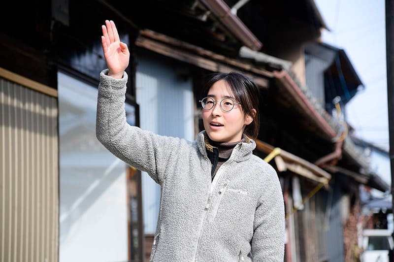 神山バレー・サテライトオフィス・コンプレックスでコミュニティ・マネージャーを務める砂田莉紗さん