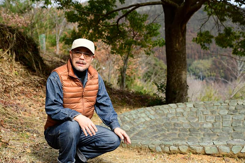 ツアーを行ってくれた神山アーティスト・イン・レジデンス実行委員会会長の杉本哲男さん