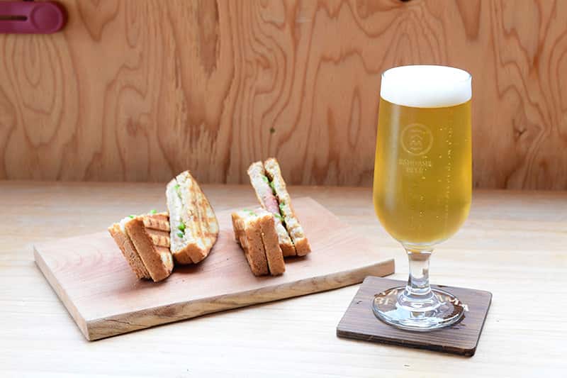 SHIWASHIWA ALE 650円、トースティA 550円