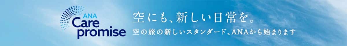 空にも、新しい日常を。空の旅の新しいスタンダード、ANAから始まります