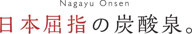 日本屈指の炭酸泉。 Nagayu Onsen