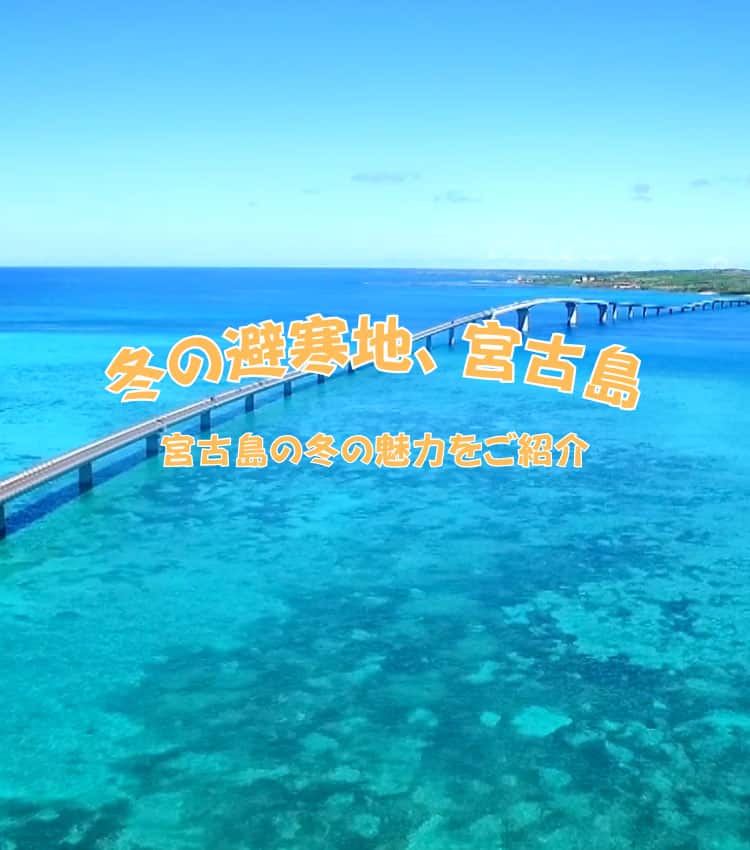 冬の避寒地、宮古島 宮古島の冬の魅力をご紹介