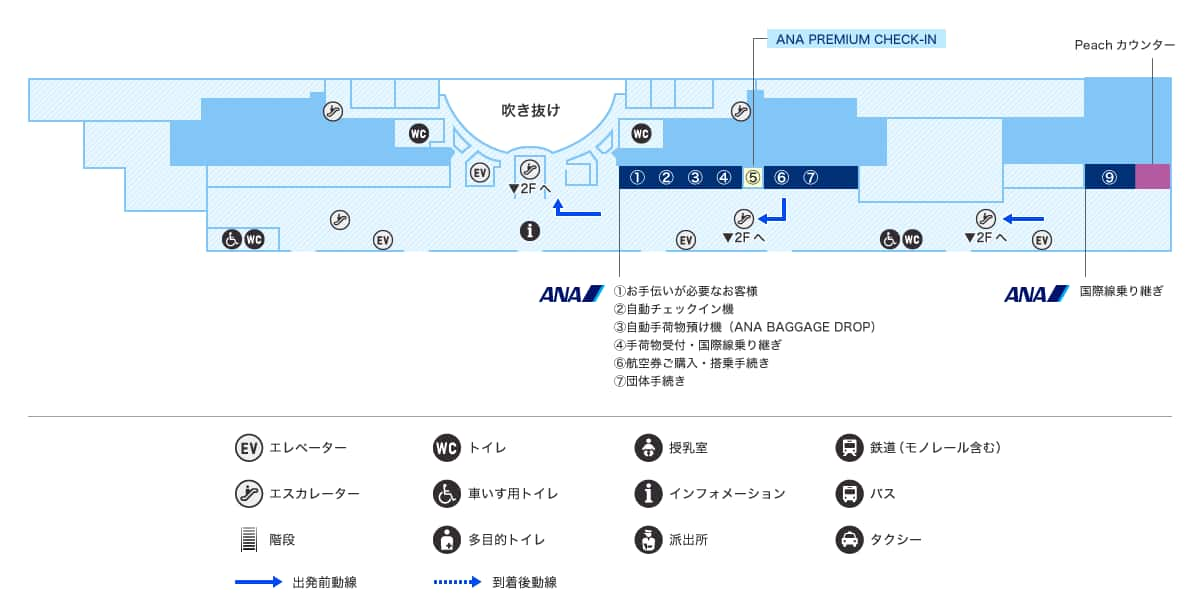 那覇空港 空港案内 国内線 空港 機内で Ana