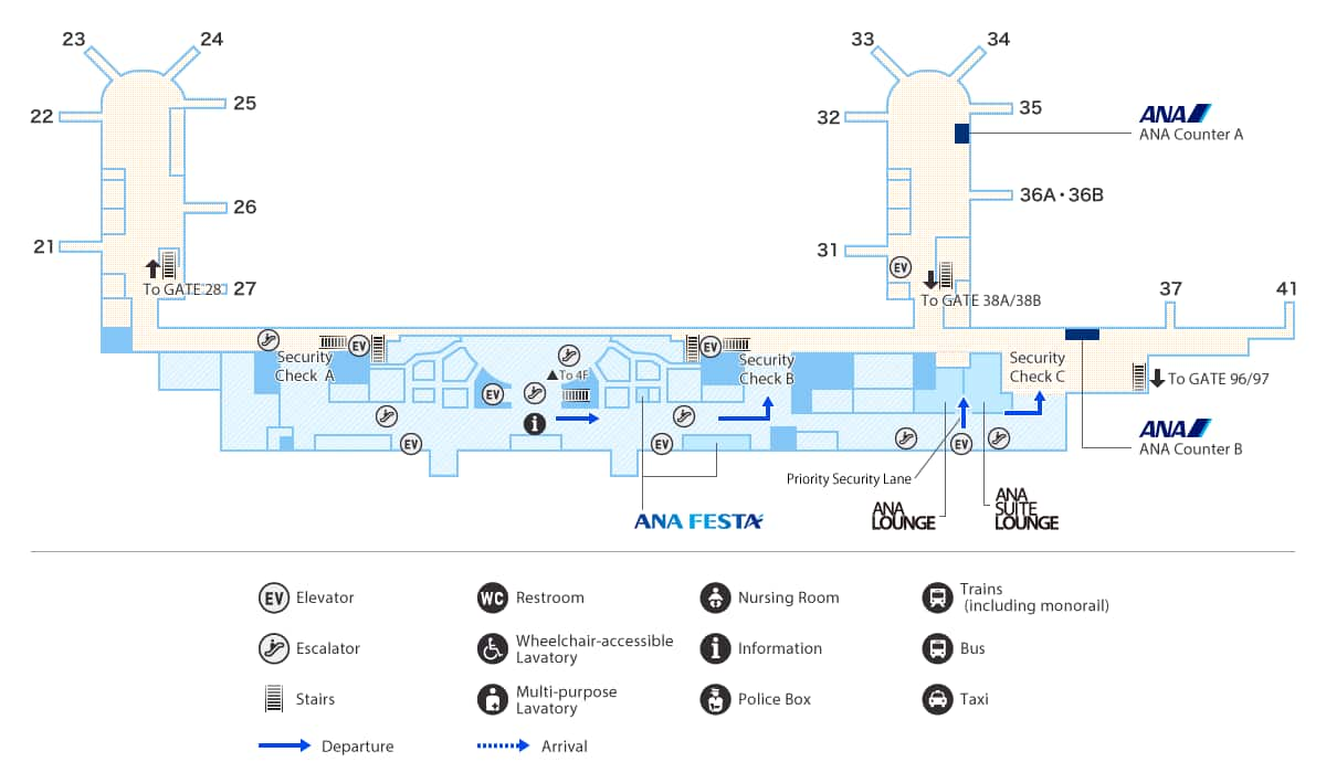 Naha Airport Route Map