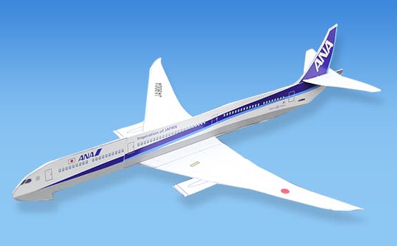 みんなで作ろう 紙飛行機 ペーパークラフト ご旅行の準備 国内線 Ana