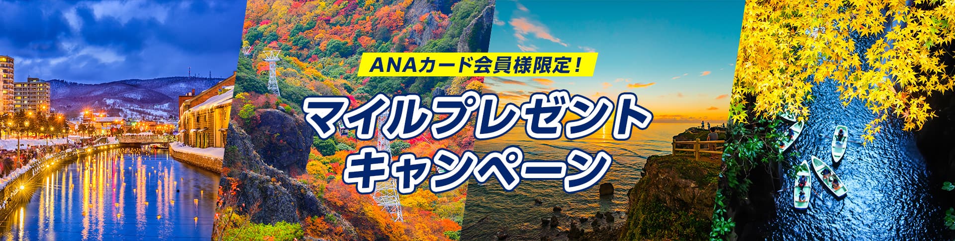 ANAカード会員様限定！マイルプレゼントキャンペーン