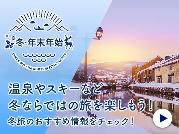 冬・年末年始 温泉やスキーなど冬ならではの旅を楽しもう！冬旅のおすすめ情報をチェック！