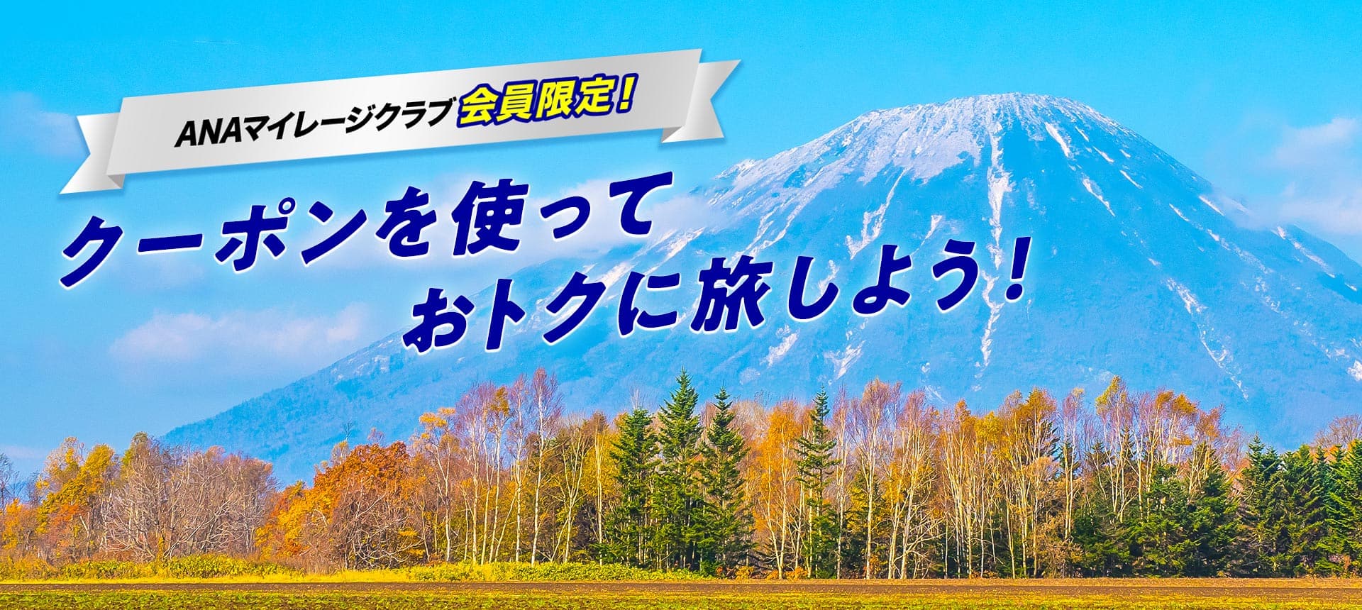 ANAマイレージクラブ会員限定！クーポンを使っておトクに旅しよう！