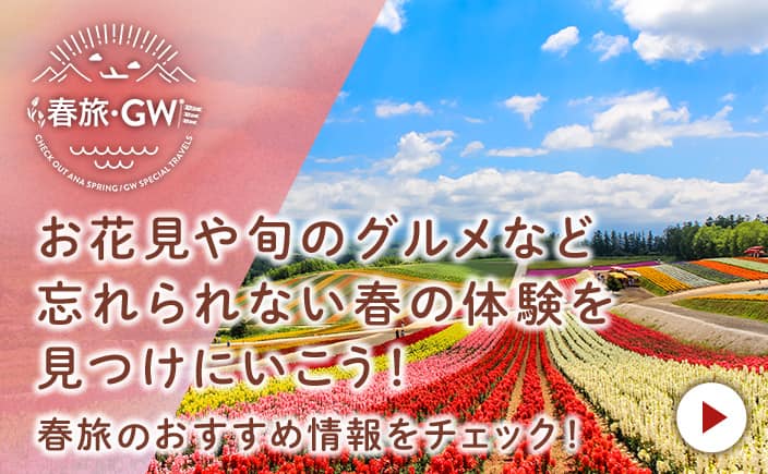お花見や旬のグルメなど忘れられない春の体験を見つけにいこう！春旅のおすすめ情報をチェック！