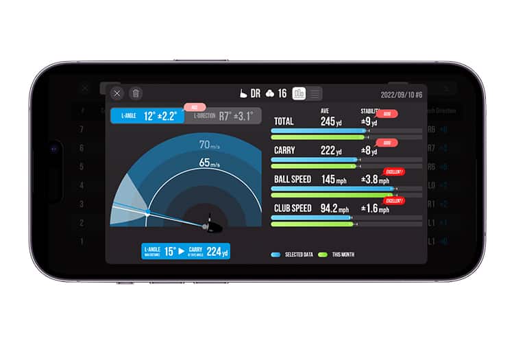 Golf boy アプリ画面