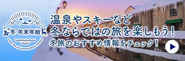 冬・年末年始 温泉やスキーなど冬ならではの旅を楽しもう！冬旅のおすすめ情報をチェック！