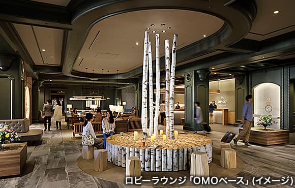 ロビーラウンジ「OMOベース」（イメージ）