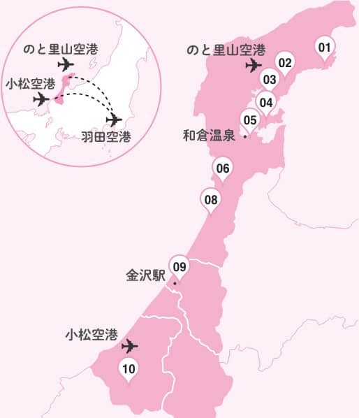 モデルコース01の地図