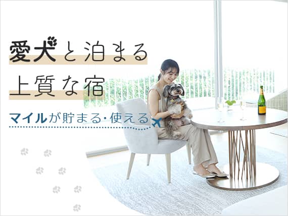 マイルが貯まる・使える　愛犬と泊まる上質な宿