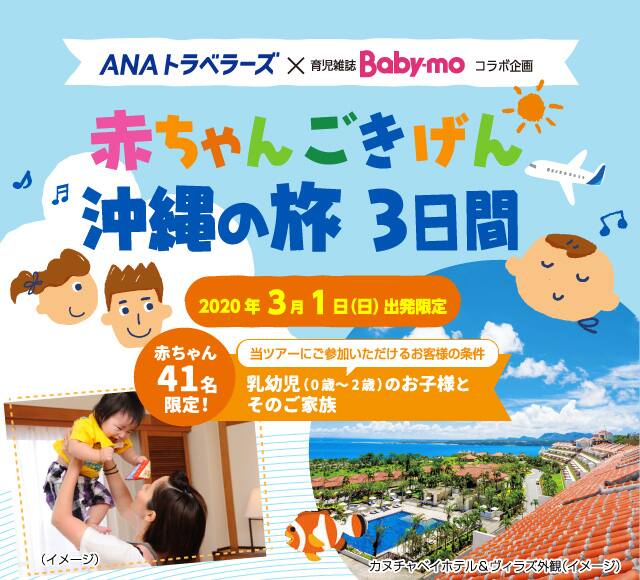 赤ちゃんごきげん沖縄の旅3日間 沖縄旅行 ツアー Ana